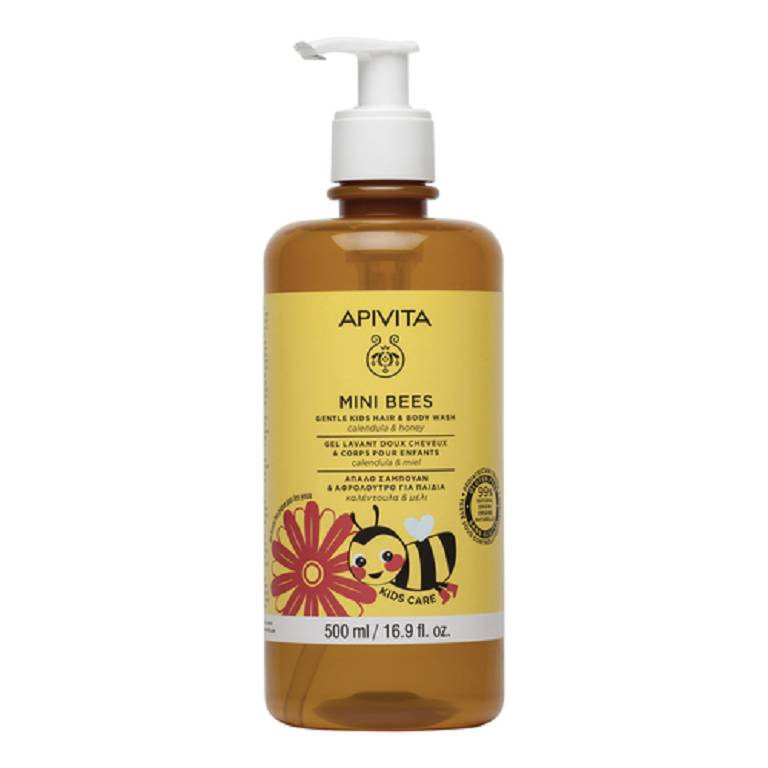 APIVITA KIDS H&B WASH 500ML/19