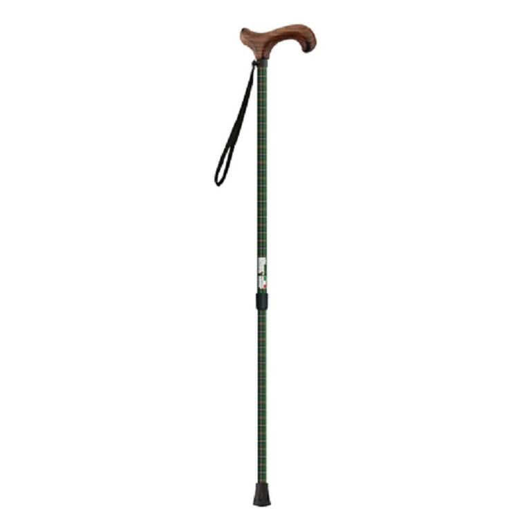 BASTONE DERBY TARTAN VERDE/NER